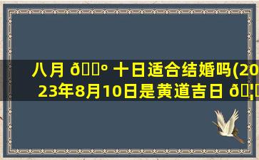 八月 🐺 十日适合结婚吗(2023年8月10日是黄道吉日 🦊 吗)